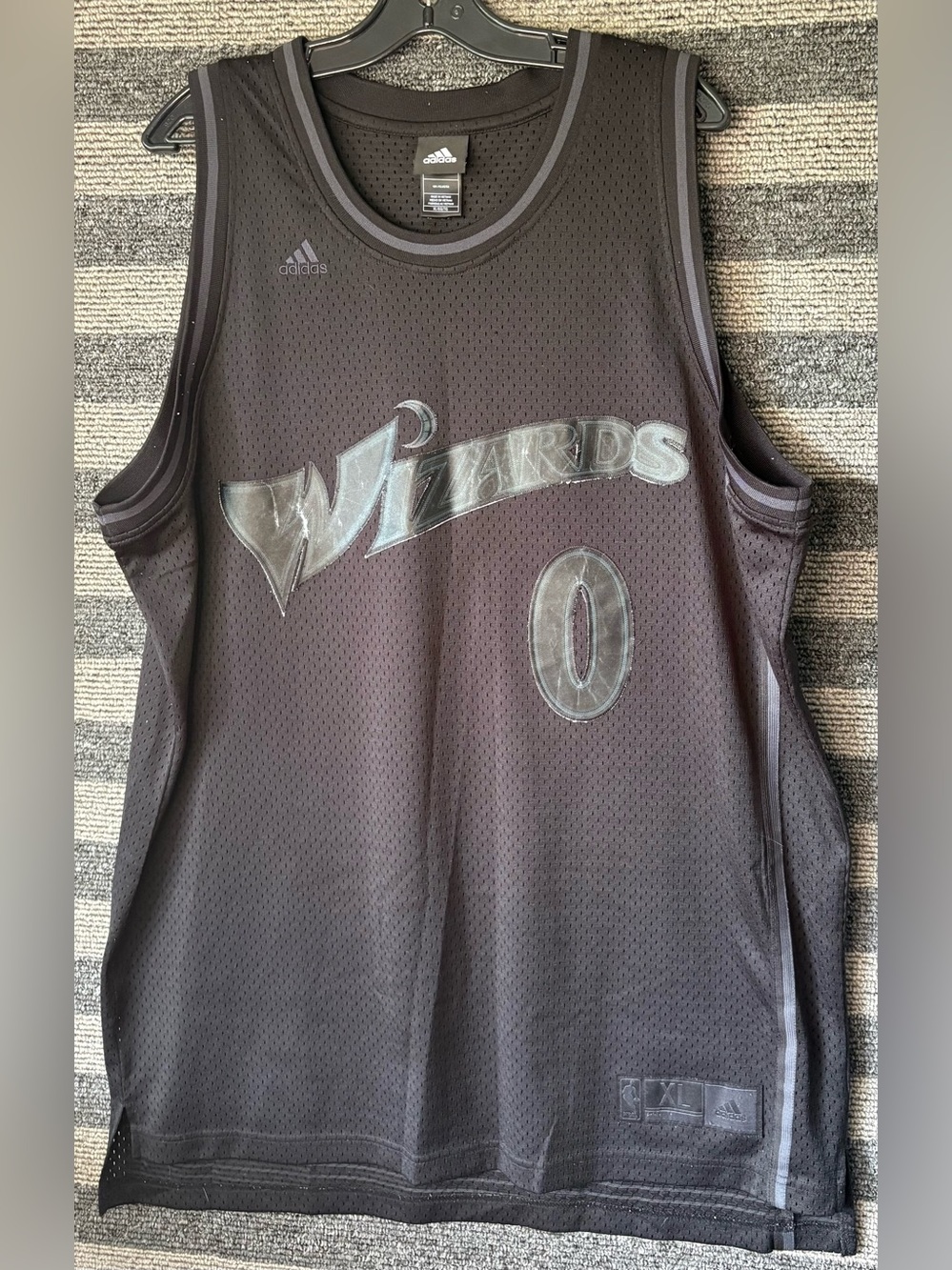 Adidas Gilbert Arenas Black Washington Wizards Alternate Swingman Jersey XL